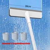 3-in-1 Doppelseitiger Fensterreiniger mit Sprüherweiterung