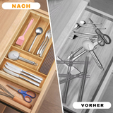 Bambus-Besteckkasten, ausziehbar