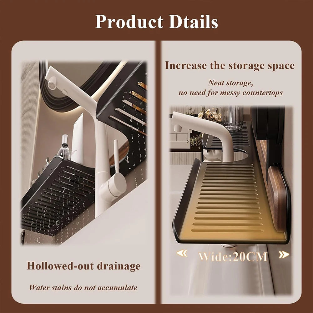 Wasserhahn-Organizer-Halterung ohne Bohren