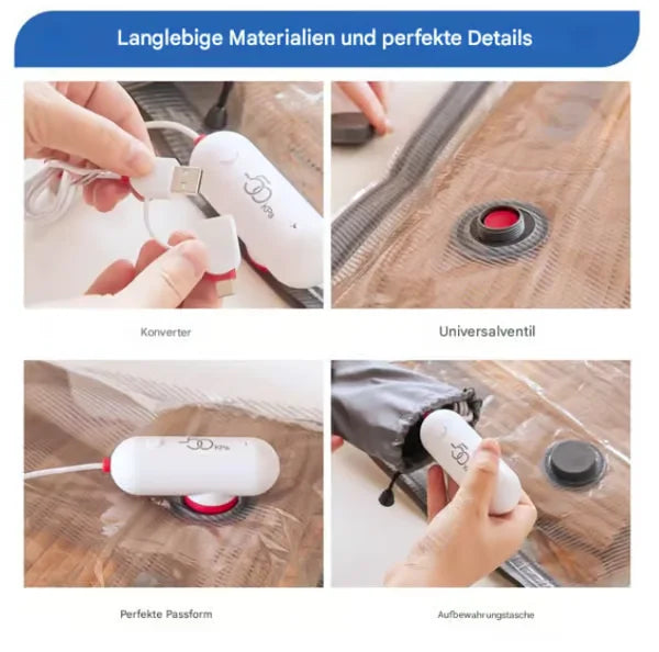 Elektrischer Staubsauger mit Vakuumbeuteln